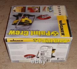 Wagner 770 Paint Crew Heavy Duty Sprayer with Cart Complete in Box! Reconditioned