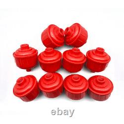 10PCS FILTRES À AIR EN LIGNE JETABLES POUR PISTOLET DE PULVÉRISATION DE PEINTURE HVLP Rouge Universel