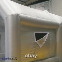 26x13ft Professional Inflatable Spray Paint Booth Poste De Travail De Voiture + 2 Souffleur D’air