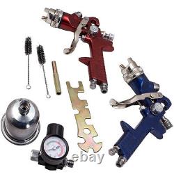 3 Hvlp En Aluminium Air Spray Gun Kit Auto Paint Car Primer Detail Clearcoat Withcase