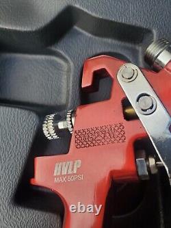 Automotive Spray Gun Gravity Feed Paint Air Sprayer Hvlp Kit De Voiture Outil 3 Buse