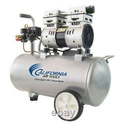 California Air Tools Cat-8010 1 HP 8 Gal Oil-free Hotdog Air Compressor Nouveau