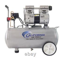 California Outils Aériens Cat-8010 Compresseur D'air Ultra Silencieux Sans Huile 8-gal 1-hp