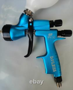 Devilbiss Neptune Blue 110b 1.3mm Buse Professionnelle Spray Gun Cars Paint 600ml