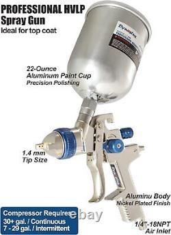 Ensemble de 3 pistolets à peinture haute performance HVLP Air Spray Guns pour pulvérisation complète