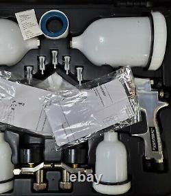 Husky Hvlp Standard Gravity Feed Peintre De Peinture Air Spray Gun Kit Hdk00600sg