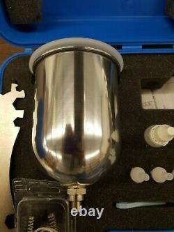 Hvlp Paint Spray Gun 1.5mm Avec Accessoires Nouvelle Démo Dans Carry Case