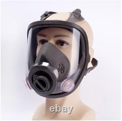 Masque complet à gaz à alimentation en flux d'air fourni pour la pulvérisation de peinture chimique respirante