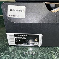 Nike Air Jordan 1 Faible Spray Peinture Hommes Chaussures Cw5564-001 Taille 9.5