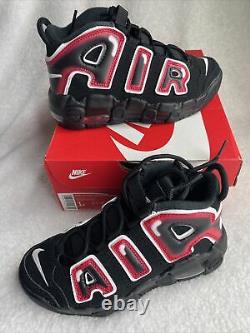 Nike Air Plus Uptempo Ps Laser Crimson Spray Peinture Chaussures Aa1554-010 Taille 1y