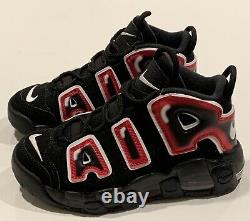 Nike Air Plus Uptempo Ps Laser Crimson Spray Peinture Chaussures Aa1554-010 Taille 2y