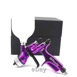 Outil de voiture Pistolet 1.3mm Buse Violet CV1 HVLP Peintures et vernis Pistolet pulvérisateur