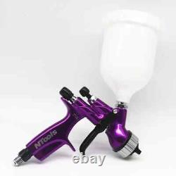 Outil de voiture Pistolet 1.3mm Buse Violet CV1 HVLP Peintures et vernis Pistolet pulvérisateur