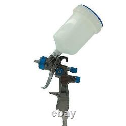 Paint Spray Air Gun Sat1173 Hvlp Feed Gravity Kit New Sprayer Auto 1 Car Press