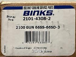 Pistolet à peinture BINKS 2100 66SS X 66SD 2101-4308-2 NOUVEAU