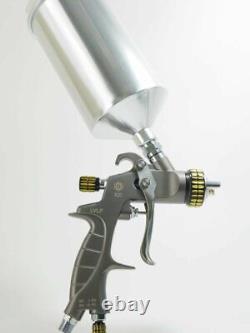 Pistolet de pulvérisation d'air ATOM X20 LVLP pour peinture solvant/eau avec lumière GUNBUDD GRATUITE