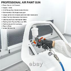 Pistolet de pulvérisation d'air HVLP 1.0mm de haute qualité pour retouche professionnelle de peinture pour voiture.