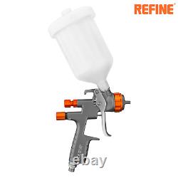 Pistolet de pulvérisation d'air HVLP 1,3 mm 600 ml pour peinture professionnelle pour carrosserie de voiture