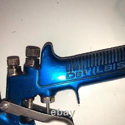 Pistolet de pulvérisation de peinture Deviliss SRiW HVLP D4 P1-7Bar fabriqué en Angleterre avec compresseur d'air Iwata