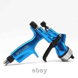 Pistolet de pulvérisation pour peintures HVLP CV1 Blue Car Tool Pistol avec buse de 1,3 mm pour Devilbiss