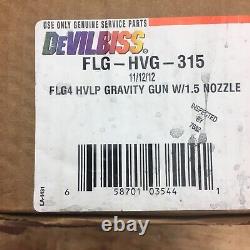 Pistolet pulvérisateur HVLP DEVILBISS FLG-HVG-315, gravité