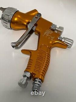 Pistolet pulvérisateur de peinture pour voiture Devilbiss GTI PRO Light Yellow TE10 1.3mm fabriqué au Royaume-Uni