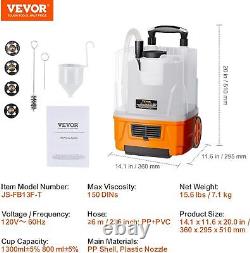 Pulvérisateur de peinture VEVOR, pistolet de pulvérisation électrique 1300W avec tuyau d'air, 1300ml