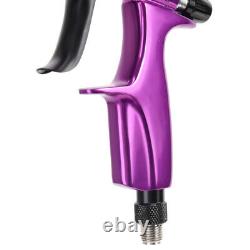 Purple Hvlp Spray Gun Set 1.3mm Buzzle Voiture Spray De Peinture Alimentation De La Gravité 600cc Tasse