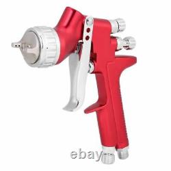 Red Spray Pun Paint Hvlp 1.3mm Buse Kit Air Gravity Feed Sprayer Painting Tool