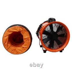 Souffleur de fumées de peinture en cabine de pulvérisation avec cylindre de ventilateur axial et tuyau de 5 mètres de conduit d'air