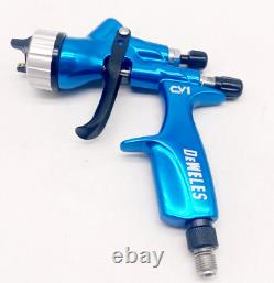 Spray Gun Cv1 Hvlp Blue 1.3mm Buse Lvmp Car Paint Tool Pistol Nouveau