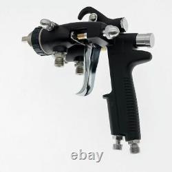 Spray Gun Double Buse Chrome Argent Composant Revêtement Dual External Head Tools
