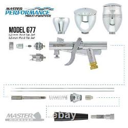 Spray Gun Pistol Trigger Airbrush Kit W-air Compresseur
