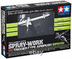 Système de pulvérisation TAMIYA Airbrush No. 49 Spray Work HG Trigger Superfine 74549 NEUF