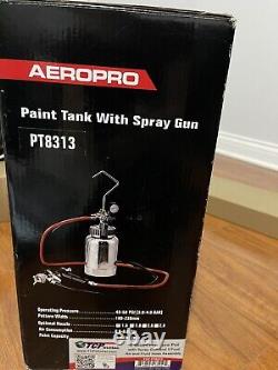 Utilisé Pint Pression Pot Tank Spray Gun Sprayer 2l Réservoir De Peinture Avec Tuyau D'air 1,5 M