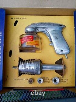 Vintage Outil Dupli Color Old Paint Spray Gun W Box Modèle A Air Brush Hot Tring Car