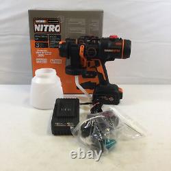 Worx Nitro WX020L Orange Black Pulvérisateur de peinture sans fil à moteur sans balais 20V